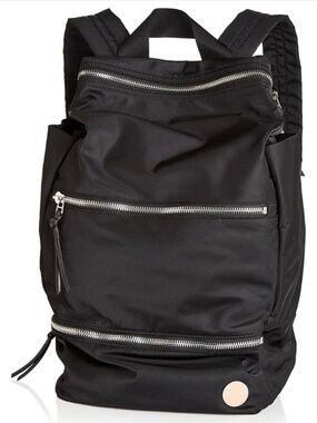 ShortyLOVE Boxer Large Backpack Black with Silver Hardware